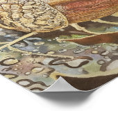 Herbst-Eichel Poster (Ecke)