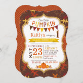 Herbst-Eichen-Blätter-und Einladung (Vorne/Hinten)