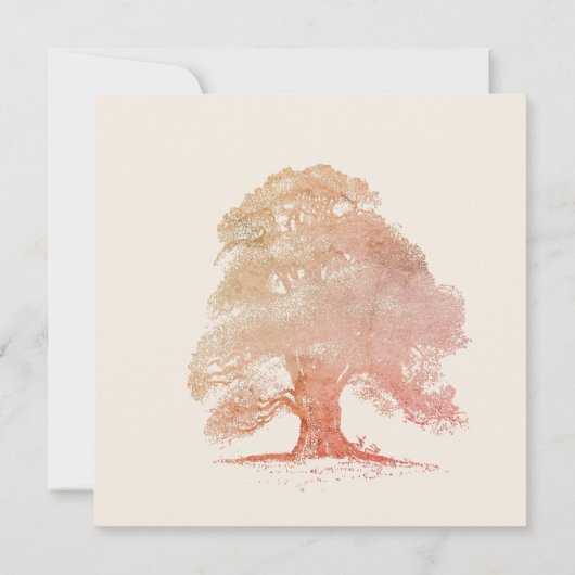 Herbst-Eichenbaumfeier Einladung (Rückseite)