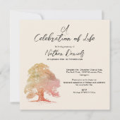 Herbst-Eichenbaumfeier Einladung (Vorderseite)