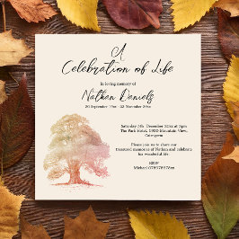 Herbst-Eichenbaumfeier Einladung