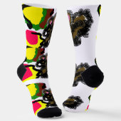 Herbst Eichhörnchen flauschig Socken (Gewinkelt)