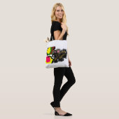 Herbst Eichhörnchen flauschig Tasche (Am Model)