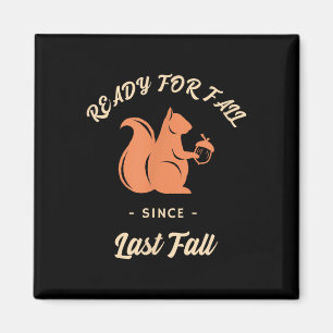 Herbst Eichhörnchen Herbst Natur Design Für Outdoo Magnet