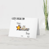 Herbst-Eichhörnchen-Schablone Karte (Rückseite)