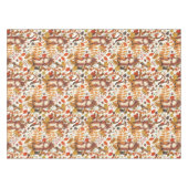 Herbst-Eichhörnchen und Herbstflora auf Weiß Tischdecke (Vorderseite (Horizontal))