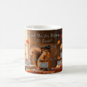Herbst-Eichhörnchen Zurück zur Schule Lehrer Kaffe Kaffeetasse (Mittel)