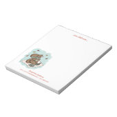 Herbst Eichhörnchenbuch Liebhaber Notepad Notizblock (Rotiert)
