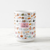 Herbst-Eimerliste Kaffeetasse (Mittel)