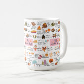Herbst-Eimerliste Kaffeetasse (VorderseiteRechts)