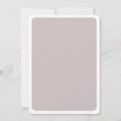 Herbst eine kleine Kürbis Babydusche Einladung (Rückseite)