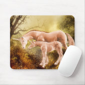 Herbst-Einhorn Mousepad (Mit Mouse)
