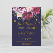 Herbst | Einladung des Elopement Empfangs (Stehend Vorderseite)