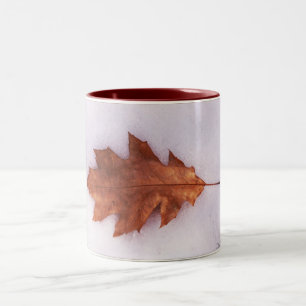 Herbst-Einsamkeits-Tasse Zweifarbige Tasse