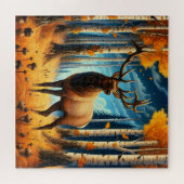 Herbst-Elch-Puzzle Puzzle (Horizontal)