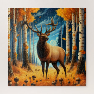 Herbst-Elch-Puzzle Puzzle