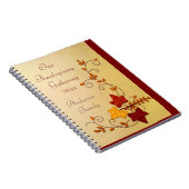 Herbst Elegance Holiday Notebook Notizblock (Rechte Seite)