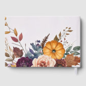 Herbst-Elegance Wedding Guest Book Gästebuch (Rückseite)