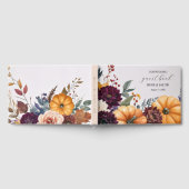 Herbst-Elegance Wedding Guest Book Gästebuch (Voll)