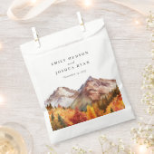 Herbst-Elegante Hochzeit Geschenktütchen (Ausgeschnitten)