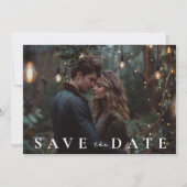 Herbst-Elegante Hochzeit Save The Date (Vorderseite)