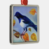 Herbst-Elster 2012 Ornament Aus Metall (Rechts)