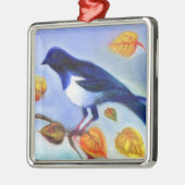 Herbst-Elster 2012 Ornament Aus Metall (Links)