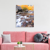 Herbst entlang Bischof Creek, CA Leinwanddruck (Insitu (Wohnzimmer))