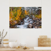 Herbst entlang der Bischofsbucht, Kalifornien Poster (Küche)