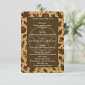 Herbst Equinox Altar-Karte Einladung (Stehend Vorderseite)