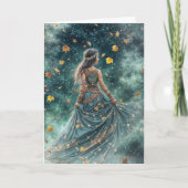 Herbst Equinox Bohemisch Inspiriertes Kind Karte (Vorderseite)