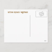 Herbst Equinox Fantasy Mystical Magic Feiertagspostkarte (Rückseite)