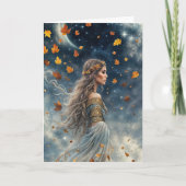 Herbst Equinox Mabon Hübsche Sinti und Roma Bohemi Karte (Vorderseite)