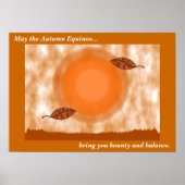 Herbst Equinox Sessing Poster (Vorne)