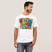 Herbst-Ernte - abstrakt T-Shirt (Vorne ganz)