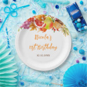 Herbst-Ernte-Baby-Party Pappteller (Party)