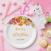 Herbst-Ernte-Baby-Party Pappteller (Party)