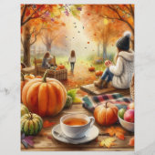 Herbst-Ernte-Blockparty Flyer (Hinten)