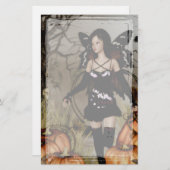 Herbst Ernte Fairy Gothic Stationery Briefpapier (Vorne/Hinten)
