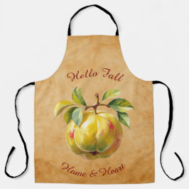 Herbst Ernte Fruchtkunst mit eigenem Text Schürze