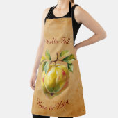 Herbst Ernte Fruchtkunst mit eigenem Text Schürze (InSitu)