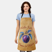 Herbst Ernte Fruchtkunst mit eigenem Text Schürze (Getragen)