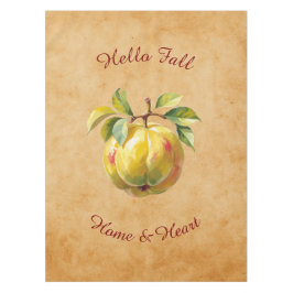 Herbst Ernte Fruchtkunst mit eigenem Text Tischdecke