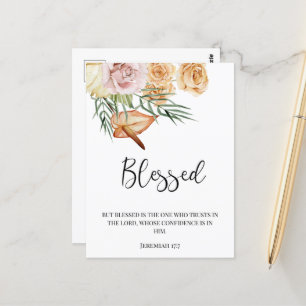 Herbst Ernte Gesegnet Glückliches Erntedankfest Postkarte