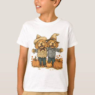 Herbst Ernte Goldendoodle Hunde T-Shirt