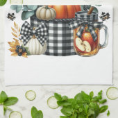 Herbst-Ernte-Küchentuch Geschirrtuch (Gefaltet)