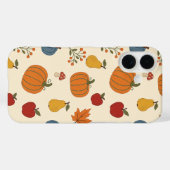 Herbst-Ernte-Kürbisse Frucht Muster Case (Rückseite (Horizontal))