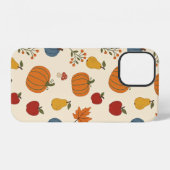 Herbst-Ernte-Kürbisse Frucht Muster Case iPhone Hülle (Rückseite (Horizontal))
