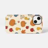 Herbst-Ernte-Kürbisse Frucht Muster Case iPhone Hülle (Rückseite (Horizontal))