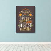 Herbst & Ernte Leinwanddruck (Insitu (Holzboden))